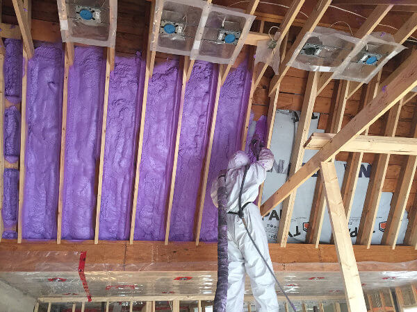 Improving home energy efficiency with spray foam attic insulation
