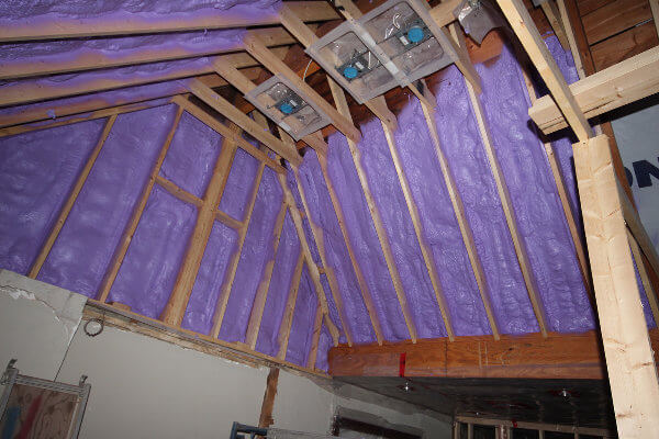 Attic insulation by Four Seasons Insulation